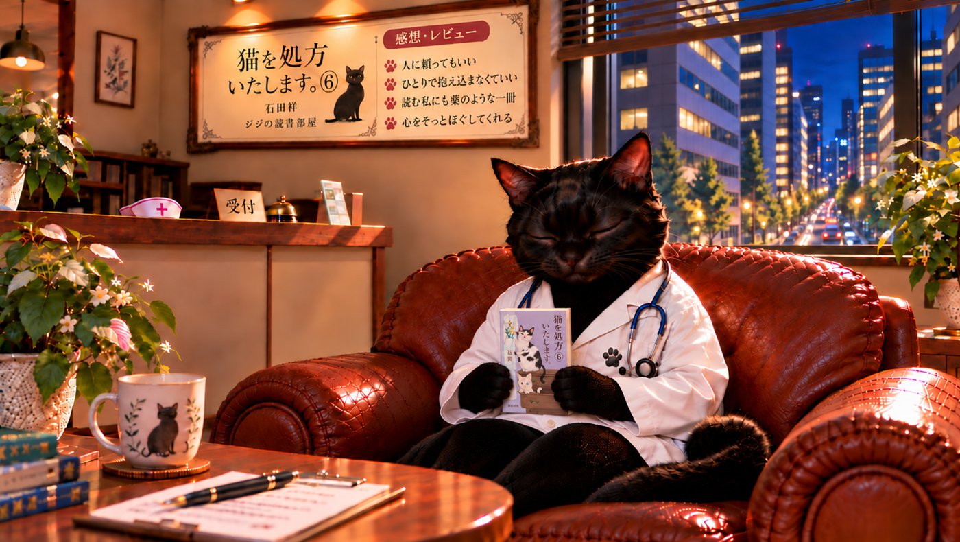 【猫を処方いたします。⑥】（石田祥）の感想・レビュー｜人に頼ってもいい。読む私にも薬を処方してくれた物語